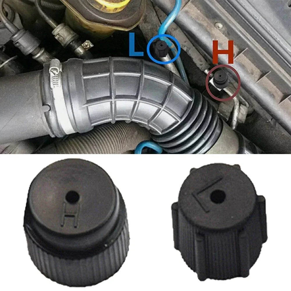 Valve Cap Set 16mm & 13mm Covers for Car AC System