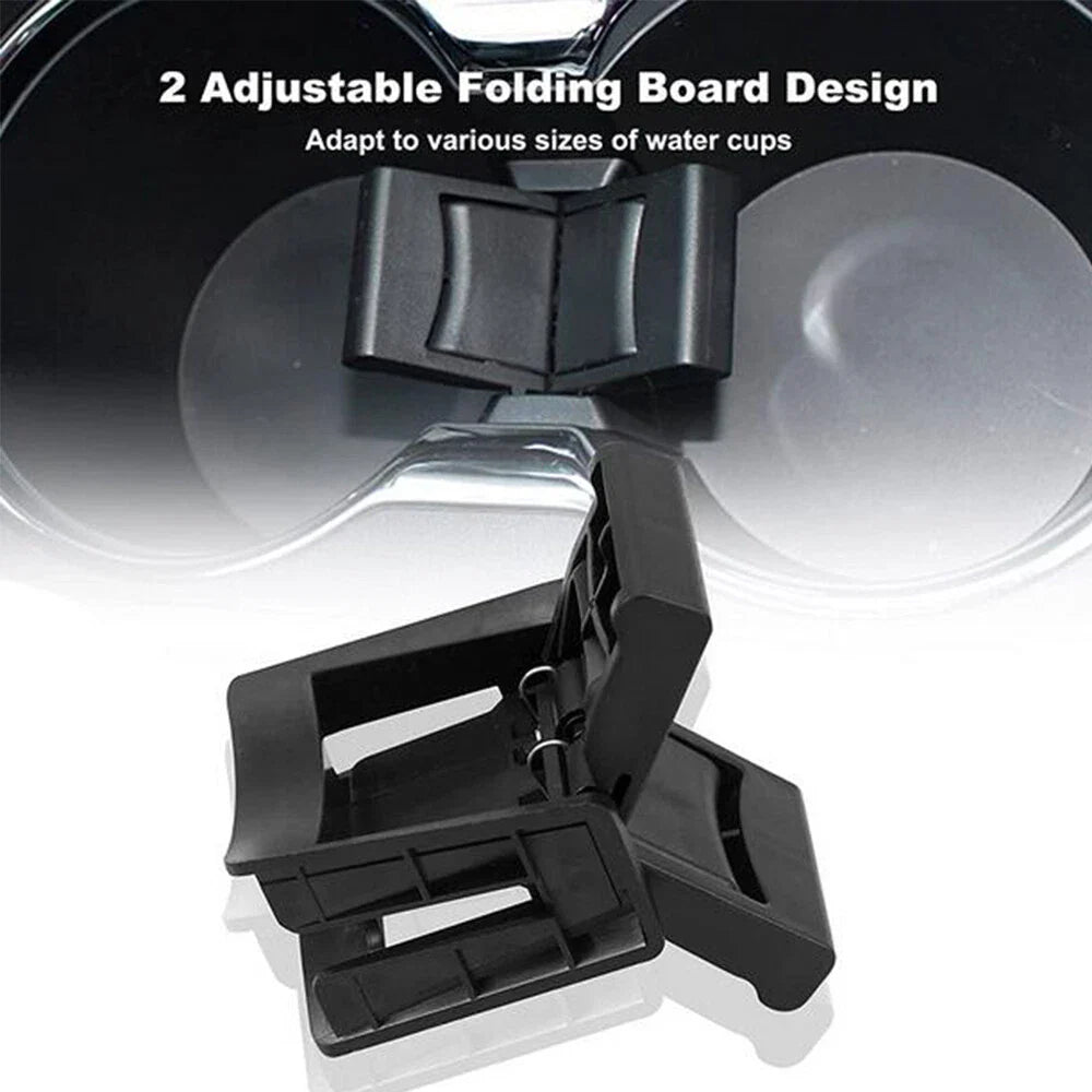 Black Center Cup Holder Insert Divider for Toyota Highlander (2001-2023)
