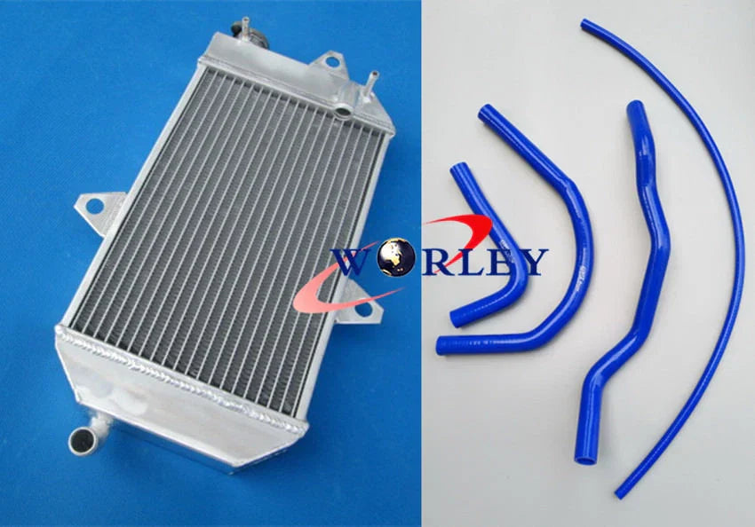 Aluminum Radiator + White Hose for Yamaha Banshee 350 (1987-2007)