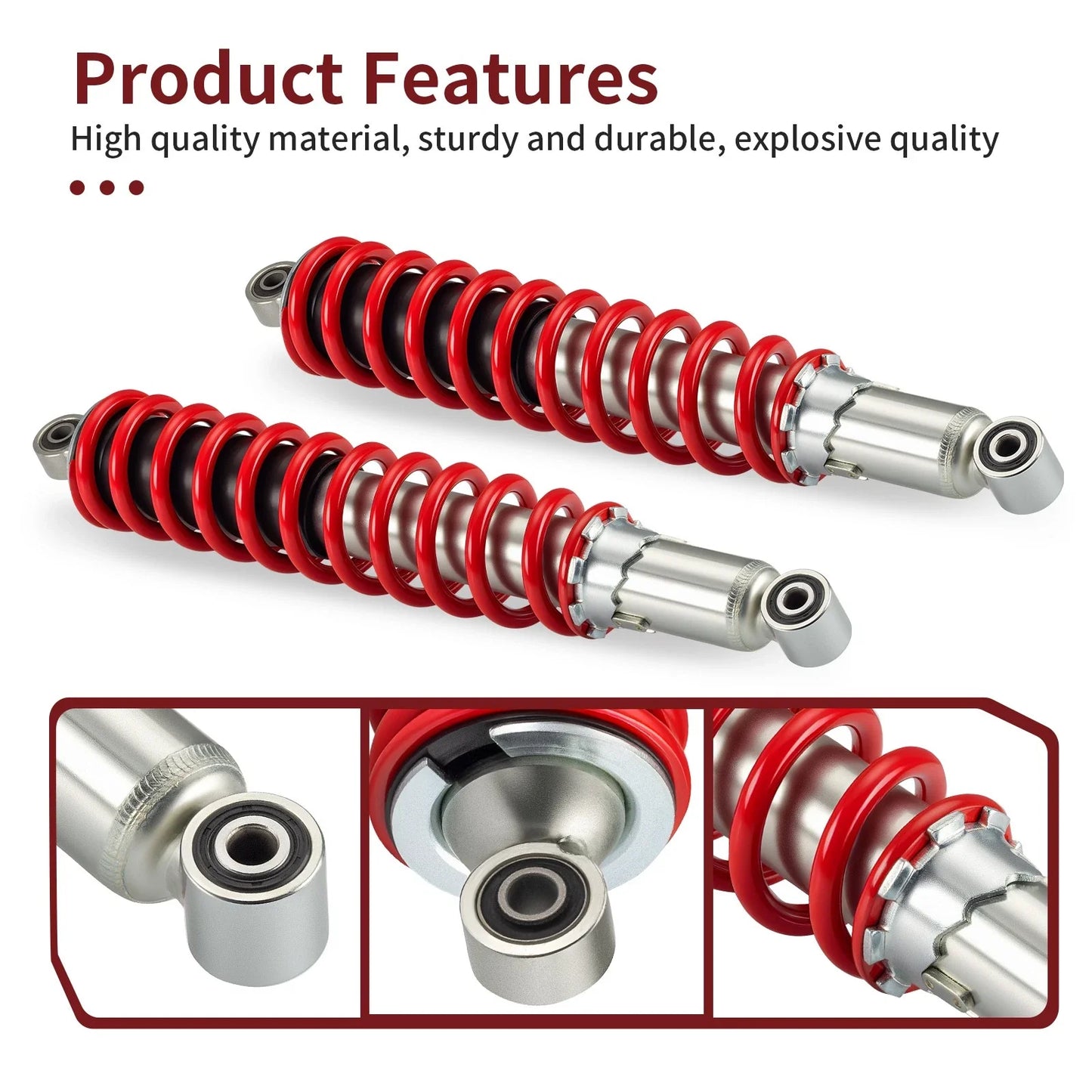 2x Front Shock Absorbers for Honda Sportrax 400 TRX400EX (2001–2008)