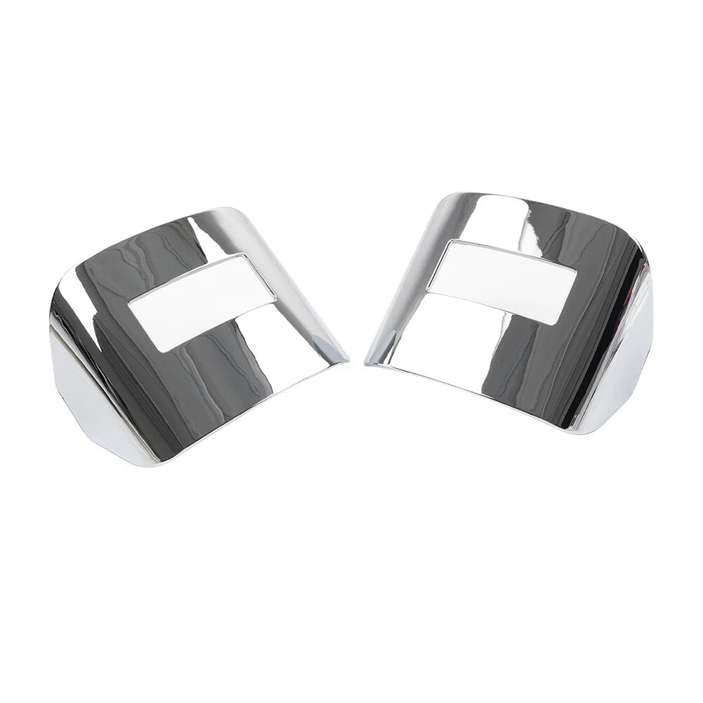 Chrome Tail Light Visor Covers for Harley Tri Glide, Street Glide (2009-2023)