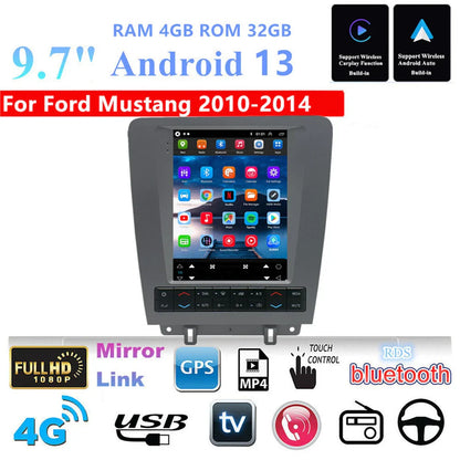 9.7" Android 13 Stereo Radio GPS Navigation for Ford Mustang (2010-2014)