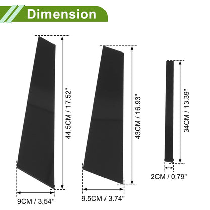 6 Pcs Door Pillar Window Trim for BMW 5-Series (2018 - 2023)