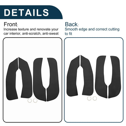 Leather Anti Kick Pad Sticker for BMW 6 Series Gran Turismo GT 630