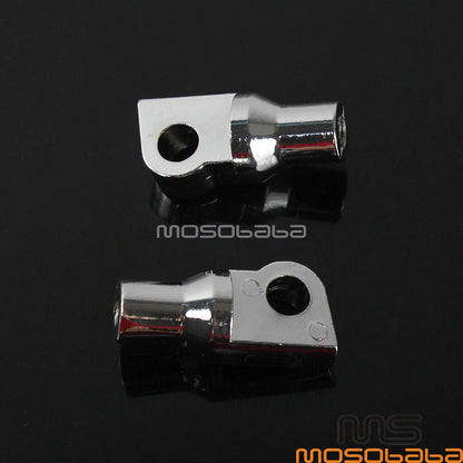 Chrome Foot Pegs Mounting Bolts Adapter for Harley Male Pegs