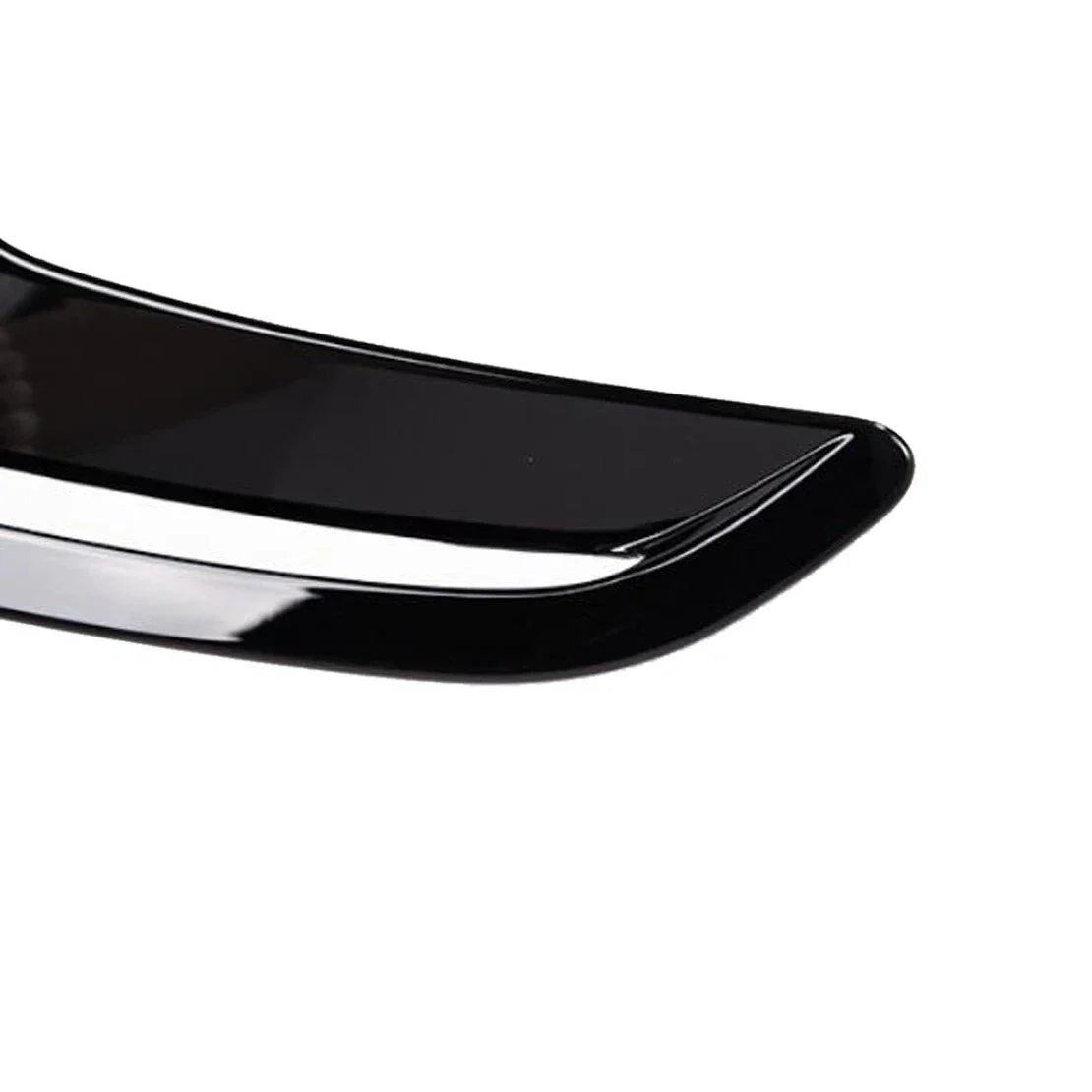 2 x Black Side Wing Air Draft Fender Trim for BMW X5 F15 (2014-2016)
