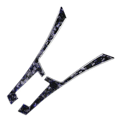Forged Blue Console Panel Trim for Infiniti Q50 Q60 (2014-2019)