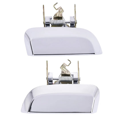Door Handle Outer 2 x Chrome Rear LH + RH for Nissan Pathfinder (2005–2012)