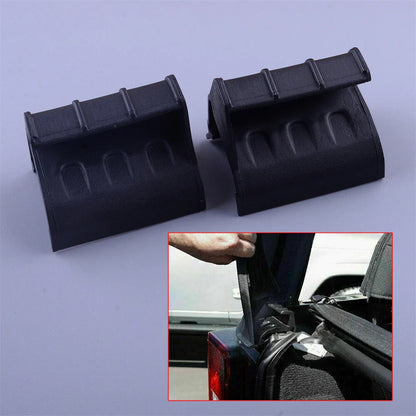Soft Top Window Tailgate Bar Retainer Bracket for Jeep Wrangler JK (2007-2021)