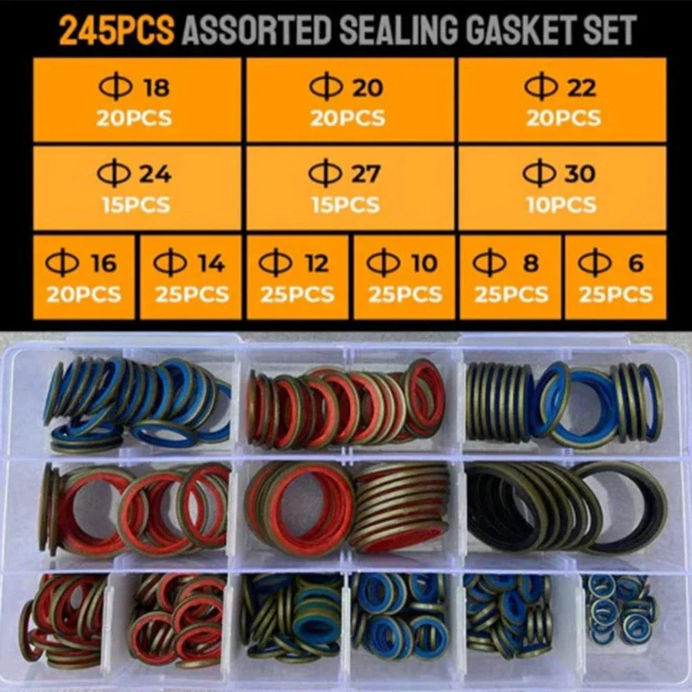 Gasket Assorted Sealing M6-M30 Repair Box