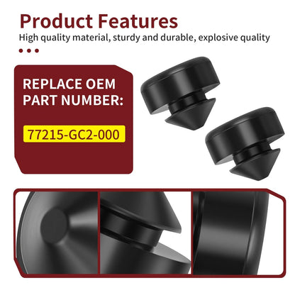 2x Seat Rubber Cushion for Honda Sportrax (1997-2014)