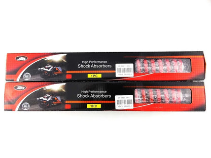 400mm Red/Chrome Rear Shock Absorbers for Suzuki DR400