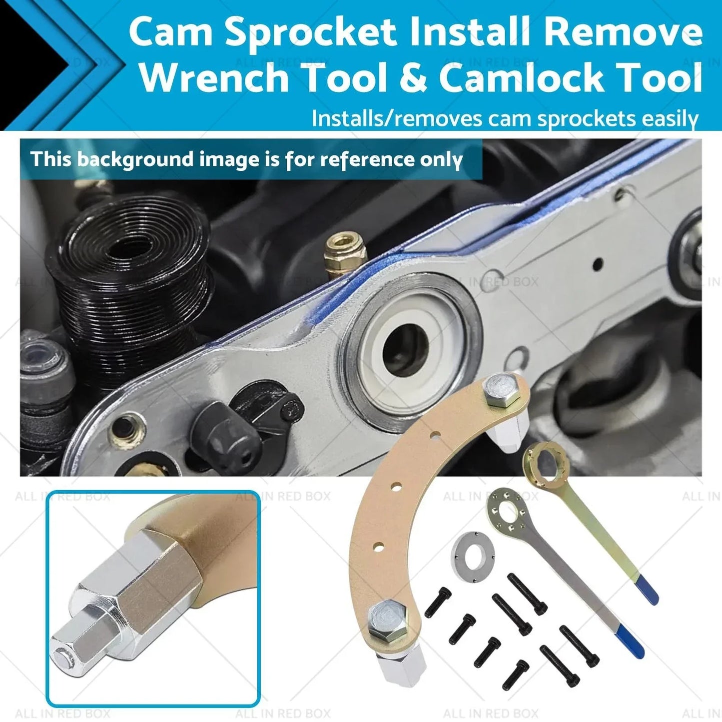 Cam Sprocket Wrench Tool & Camlock Tool for Subaru AVCS (2002-2023)