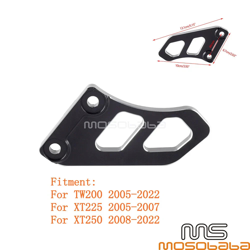 Black Front Sprocket Chain Guard Cover for Yamaha XT250 (2008-2022)