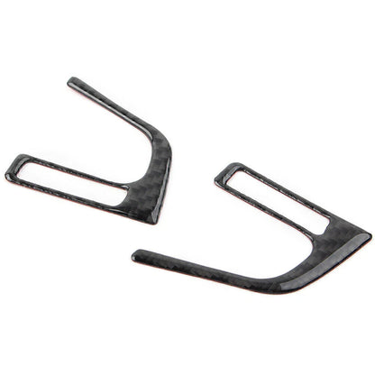 Carbon Fiber Steering Wheel Button Trim Cover for Subaru Forester (2013-2018)