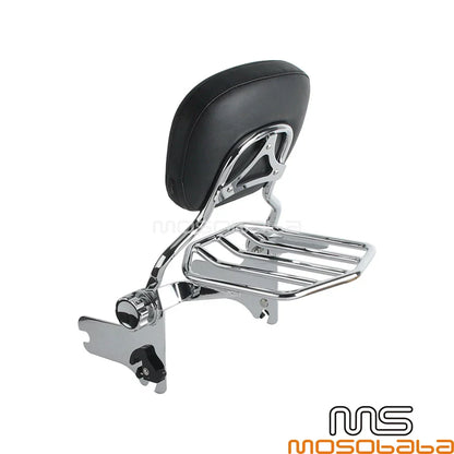 Backrest Sissy Bar & Luggage Rack for Harley Street Glide, Road King (2006-2023)
