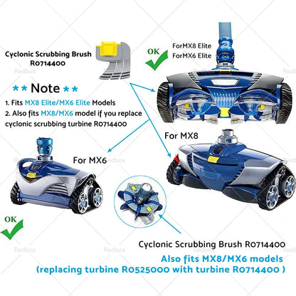 Activ Brush Scrubber for Zodiac MX6 MX8 AX10 AstralPool S10 Pool Cleaners