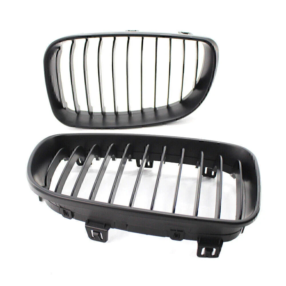 Matte Black Front Kidney Grille for BMW E81 E82 E87 E88 (2007-2013)