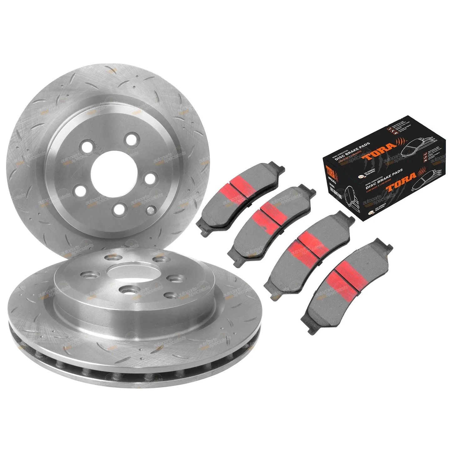 Rear Slotted Disc Rotor for Ford Falcon BF FG (2005 - 2014)