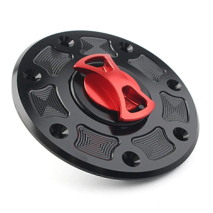 Red Fuel Gas Tank Cap Cover for Kawasaki Ninja 500, ZX-6, ZX-7, ZRX-1100, GPZ500