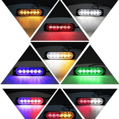 Side Light / 6-LED White Yellow Blue 12V-24V / Pickup Truck