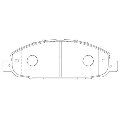 Bosch Front Disc Brake Pads Set for Nissan Urvan E20 1974~1980 1.6L 2.0L Van