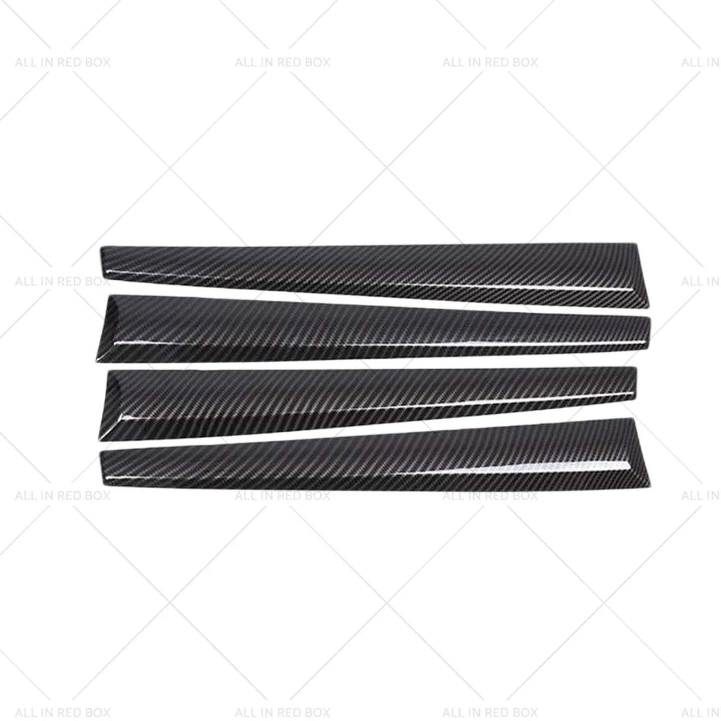 4 x Carbon ABS Interior Door Panel Cover Trim for Toyota Hilux (2015-2021)