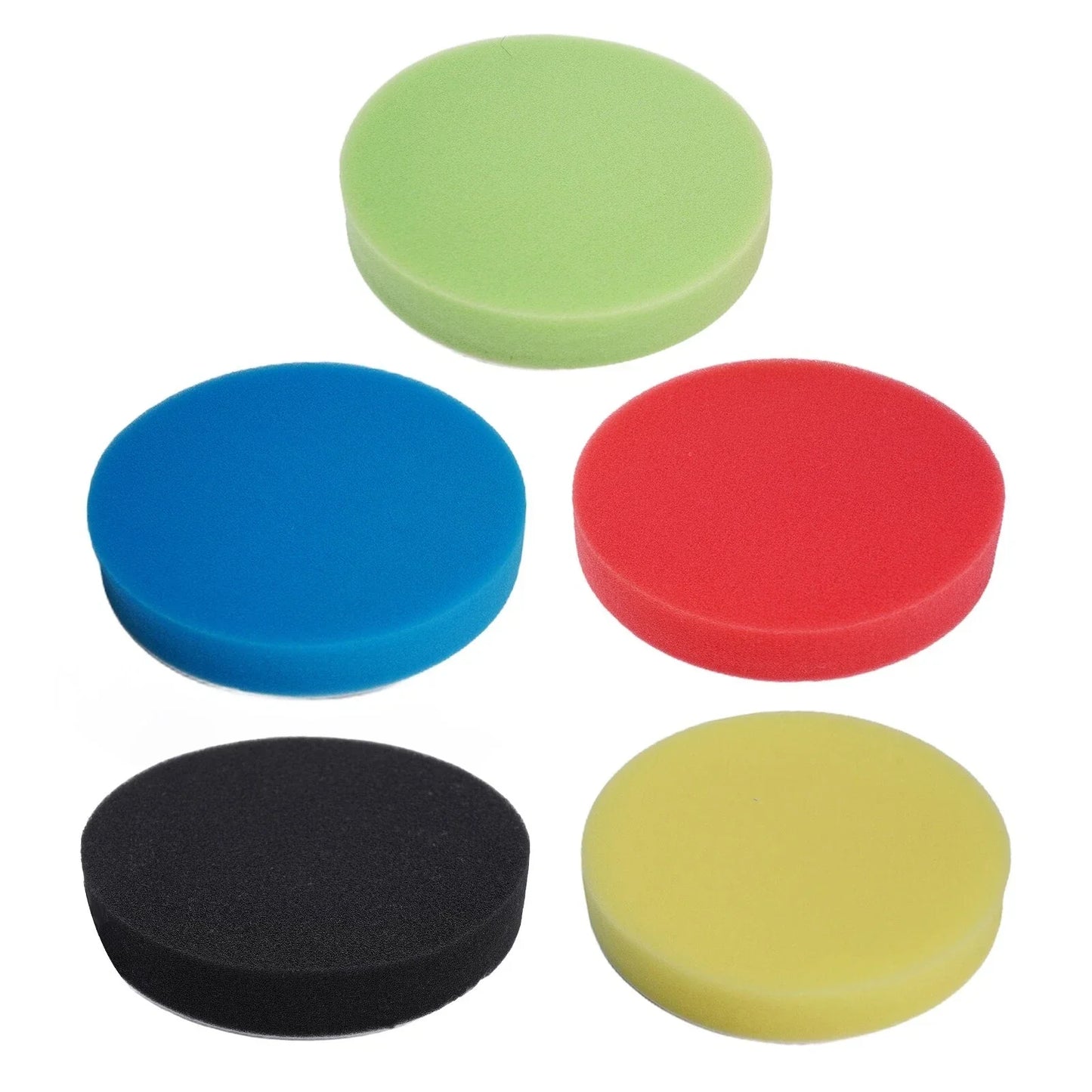 Pad 5x Flat Car Polishing Foam Buffing Sponge for Car Polisher