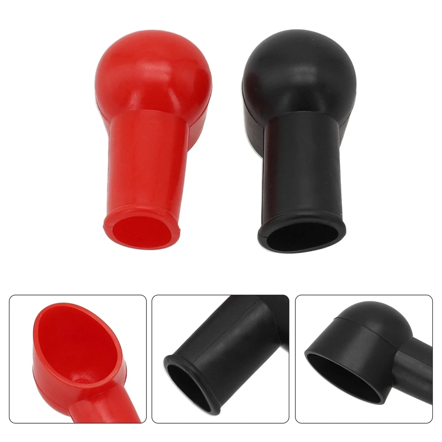 2 x Battery Terminal Cover Insulating Cap Protector