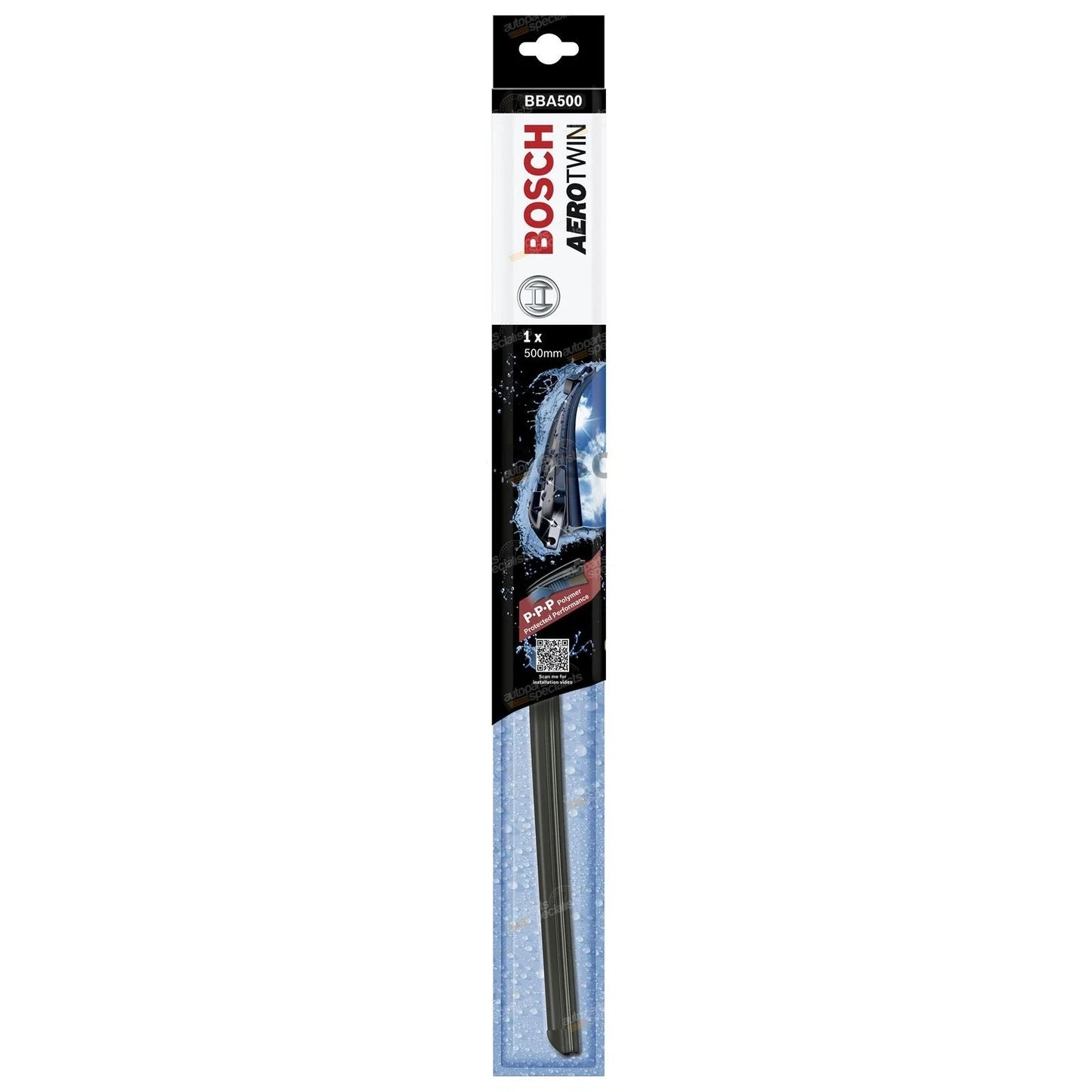 Front Pair Aerotwin Wiper Blades for Ford Festiva (1991 - 2000)