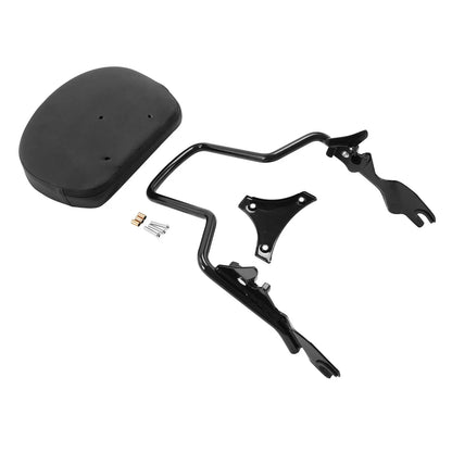 Black Detachable Backrest Sissy Bar for Harley Touring Road King Glide (09-25)
