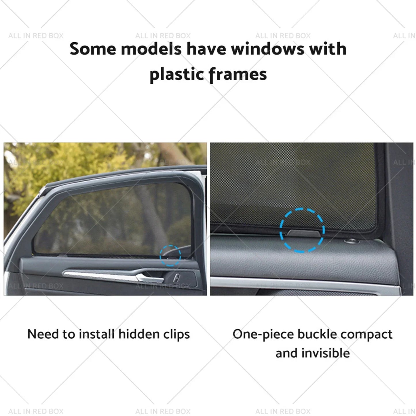 6 x Magnetic Sun Shades for Mazda CX-3 (2015-Current)