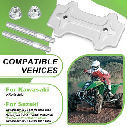 Plate Chain Adjuster w/ Bolts Nuts For Suzuki QuadRacer LT500R 2x4 (1987–1990)