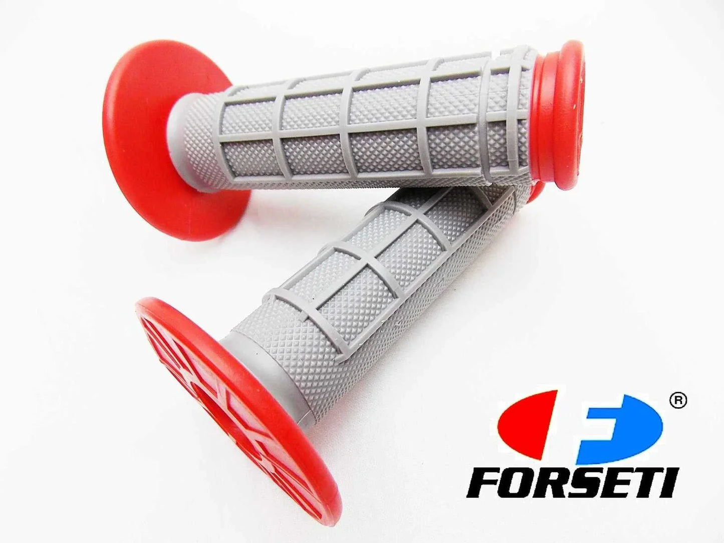 Red Grey Hand Grip Set for Suzuki RM125