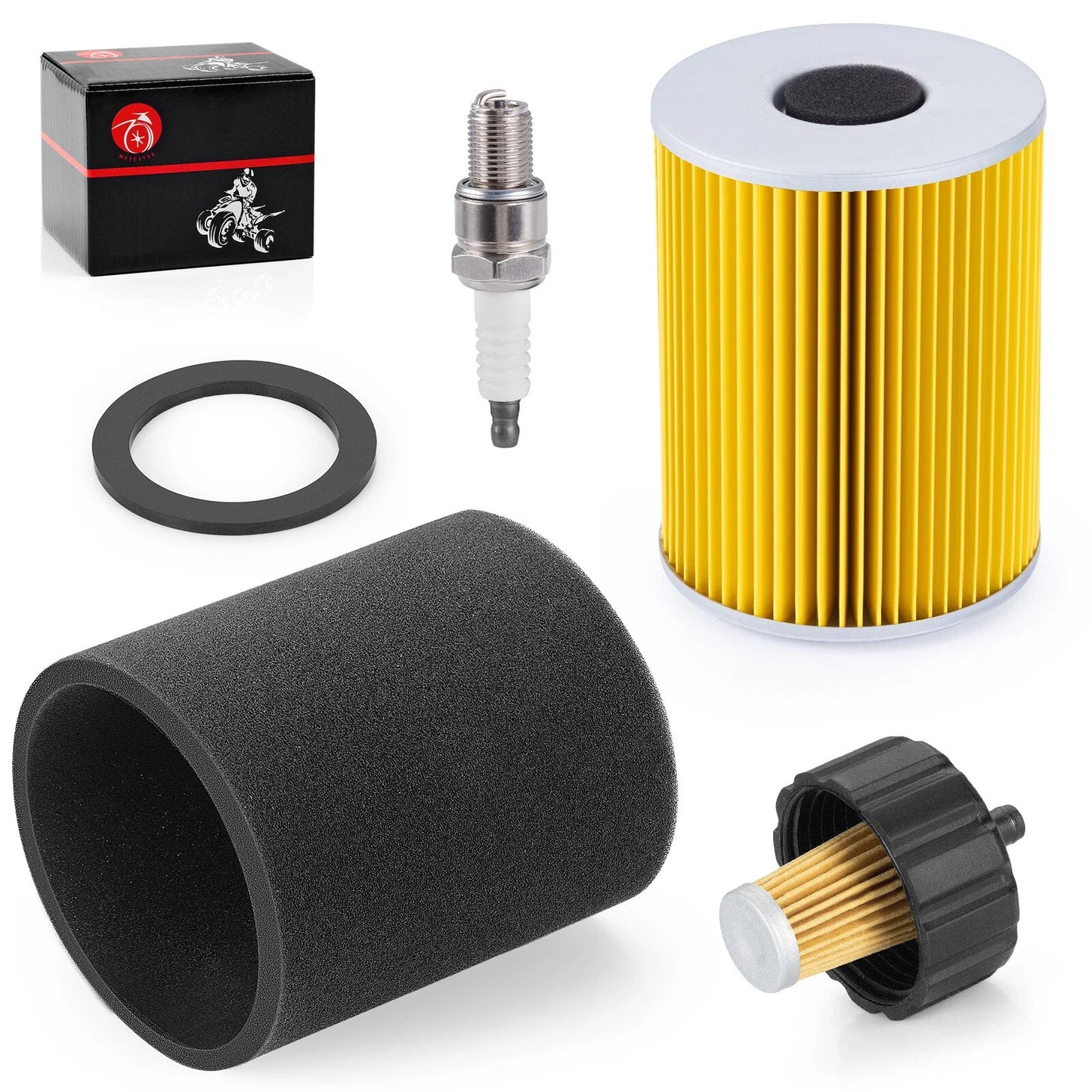 Air Filter Spark Plug Kit for Yamaha Golf Cart G2 G5 G8 G9 G11 (1985–1995)