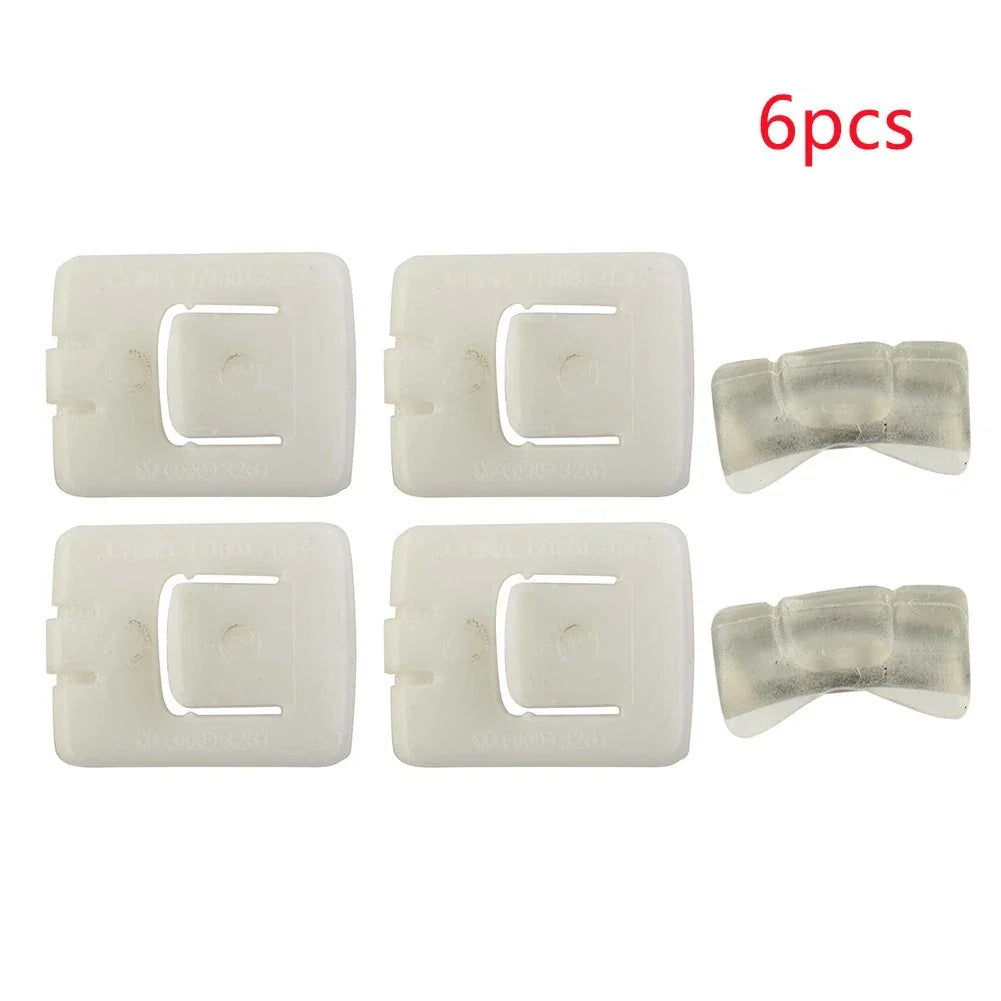 6 x Seat Rail Runner Slider Guide Clip Glide Piece for Replaces