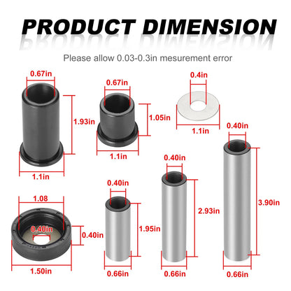Rear A-Arm Suspension Bushing Kit for Suzuki King Quad (2008–2013)