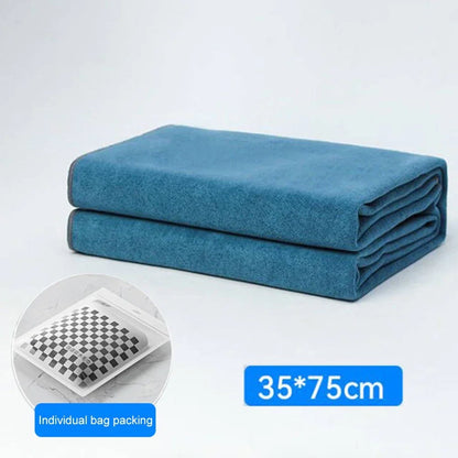 Soft & Super Absorbent Car Cleaning Towel Chamois Leather & Coral Fleece Cloth