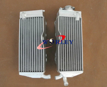 Aluminum Radiator & Blue Hoses for Honda CR250R CR250 (1990-1991)