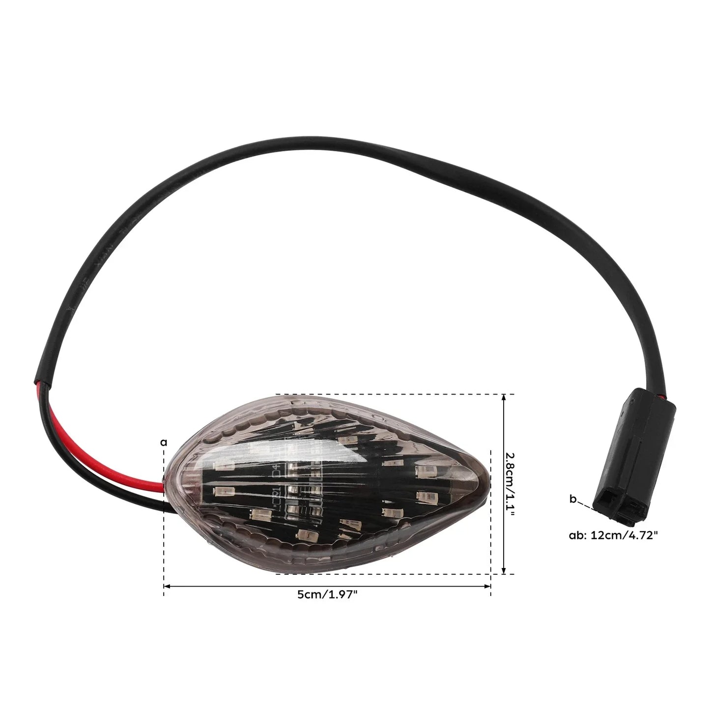Amber LED Turn Signal Lights for Honda Grom 125 (2014-2020)
