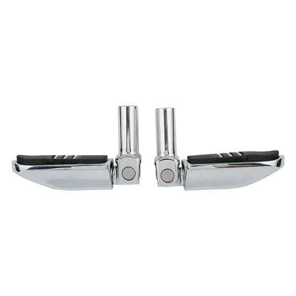 Chrome Rear Footpegs Mounts for Harley Softail FLS, FLSTSB (2012-2017, 2008-2011)