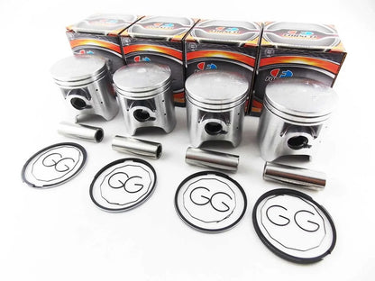 1mm O/S Piston Set 57.4mm Rings Pin Clips for YAMAHA RD500LC YPVS (84-86)