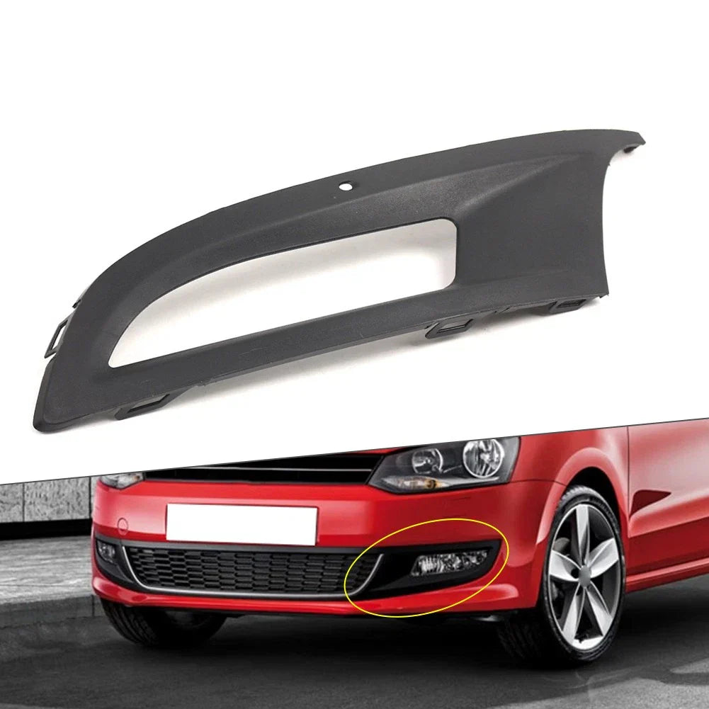 Left Front Bumper Fog Light Grille Cover for VW Polo (2010-2013)