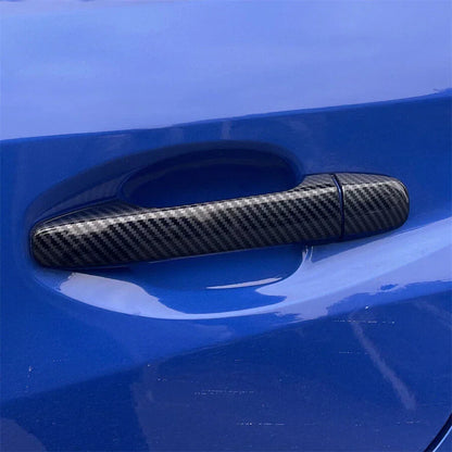 Carbon Fiber Look Door Handle Cover Trim for Subaru WRX STi (2015-2021)