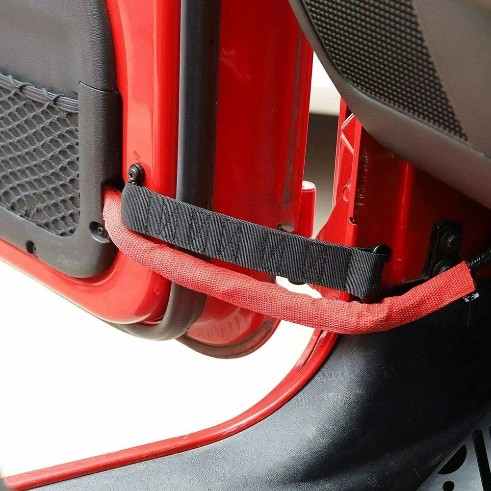 Door Limiting Check Strap Nylon Black Heavy