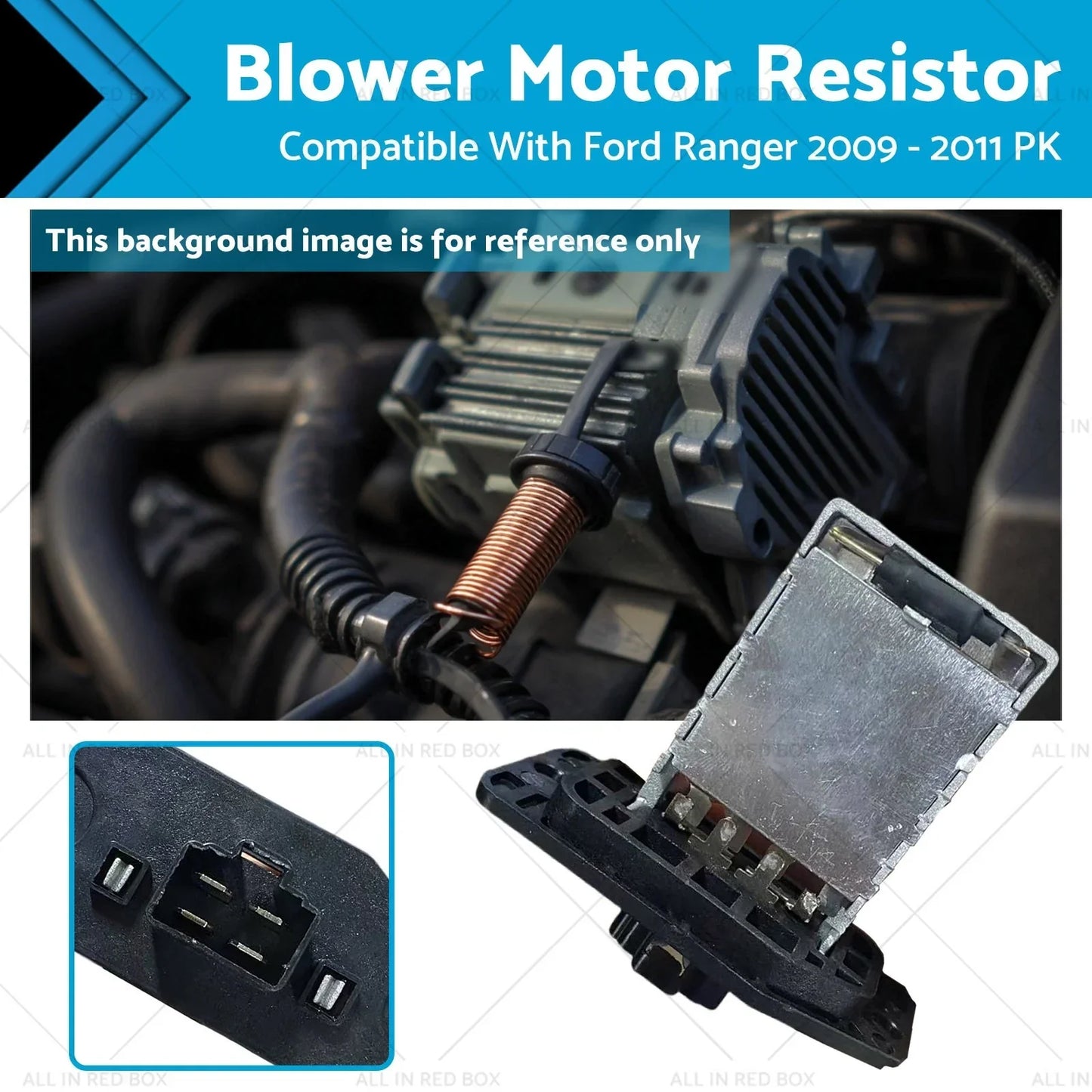 Heater Blower Resistor for Ford Ranger 2009-2011 2.5L 3.0L (2009-2011)