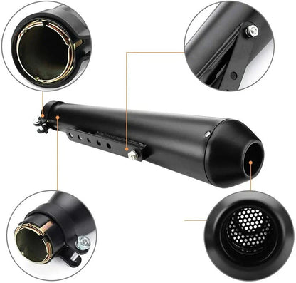 Universal Muffler Exhaust Pipe Slip On 1.5-2" for Motorcycle