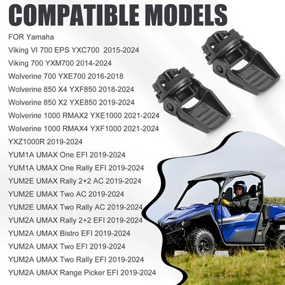 2 x Hood Storage Flip Latch Lever Lock for Yamaha Viking 700 YXM700 (2014–2024)