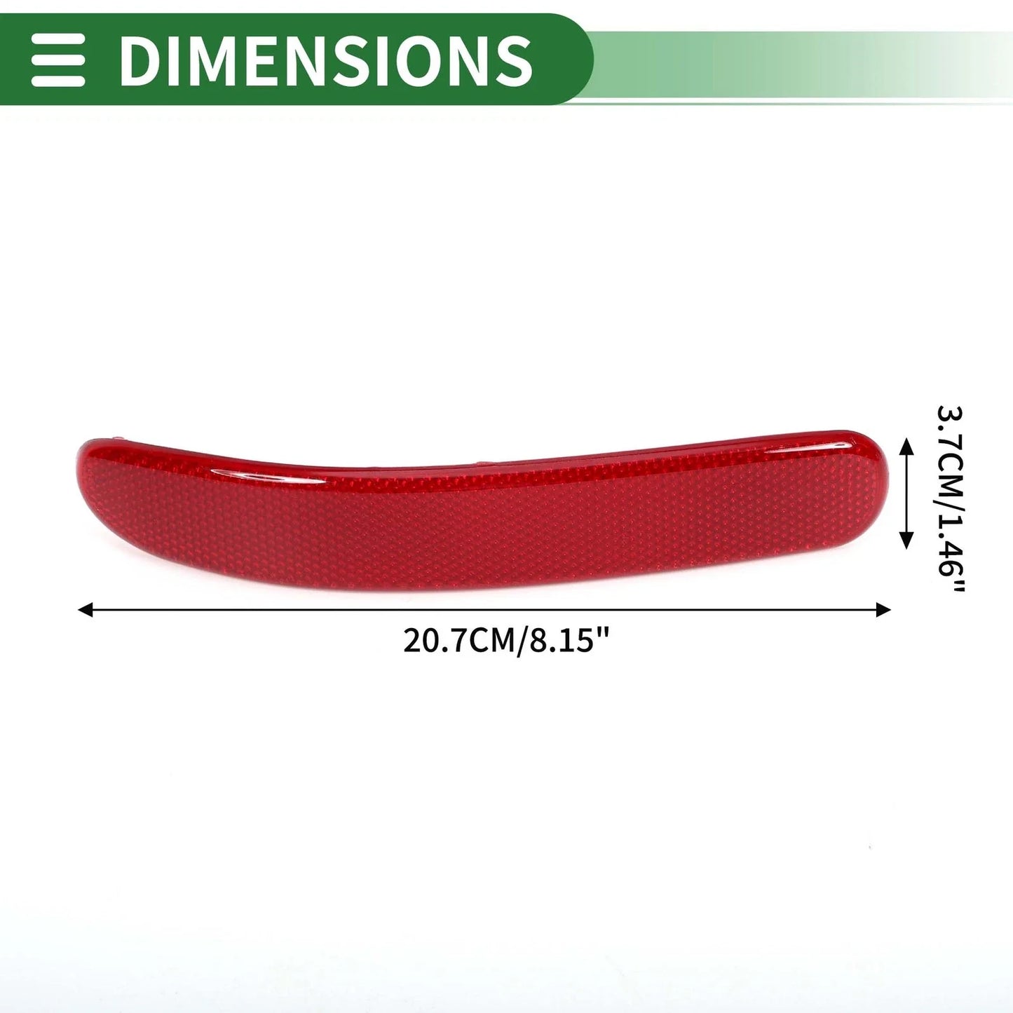 Bumper Reflector for BMW Mini Cooper Clubman R55 Rear Left (2008-2014)