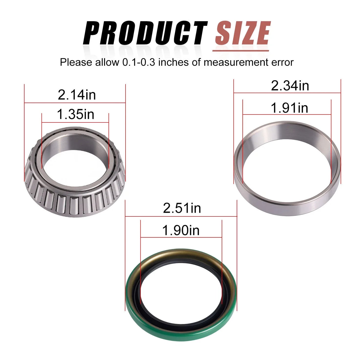 Rear Hub Seal Repair Kit for Polaris Trail Blazer